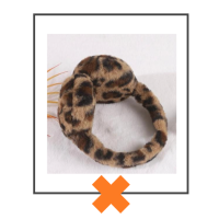 Oorwarmers panterprint